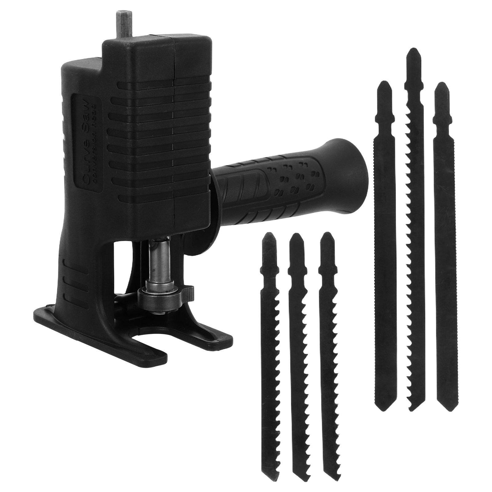 Reciprocating Saw Attachment Drill - Set di 7 Pezzi per Conversione