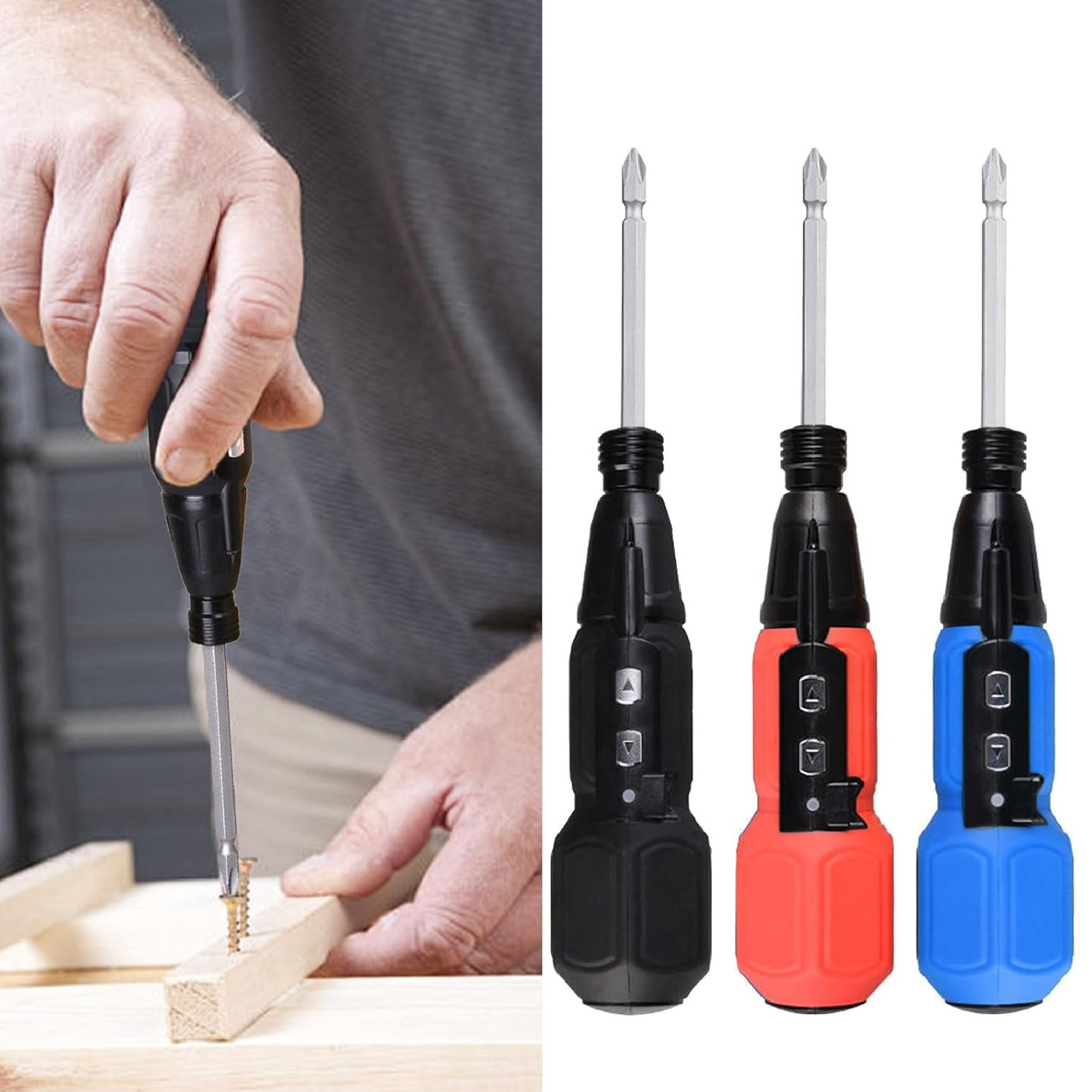 Electric Screwdriver Rechargeable Usb - Cacciavite elettrico ricaricabile, cacciavite senza fili,