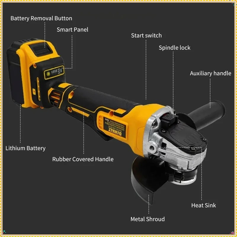 Smerigliatrice Angolare Senza  - Brushless Angle Grinder Battery Powered recensione e prezzo