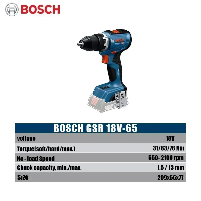 Trapano Cordless Bosch GSR 18V - Brushless Cordless Electric Drill 18V recensione e prezzo