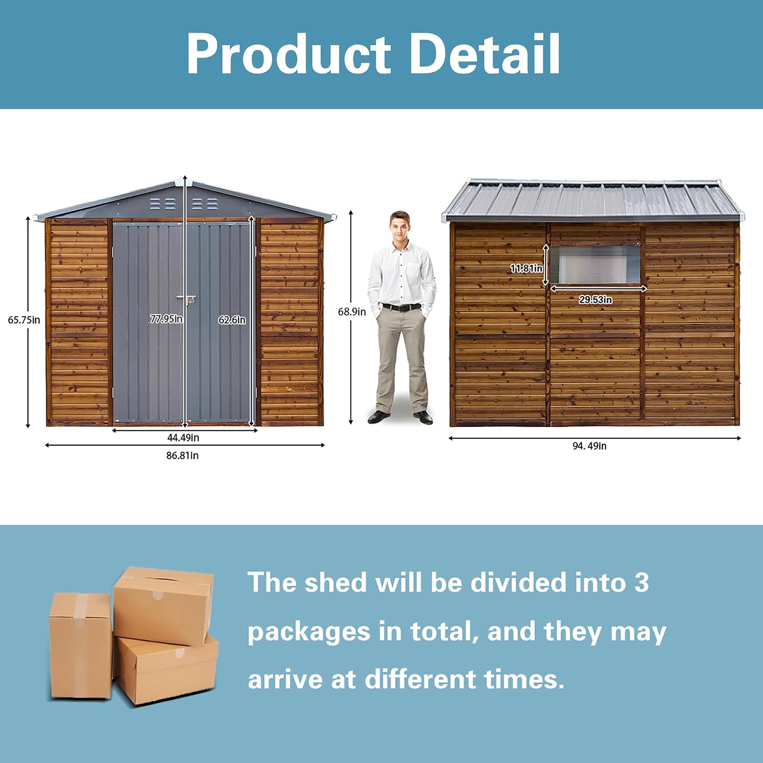 Capanno da Esterno 8x8 FT in L - Garden Tools recensione e prezzo