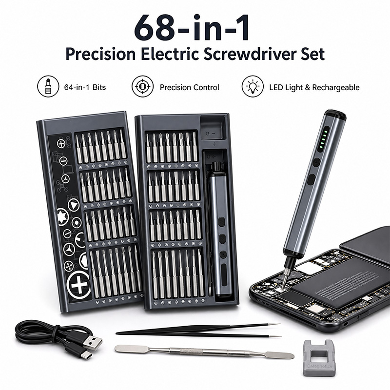 Set di cacciaviti elettrici di - Electric Screwdriver Rechargeable Usb recensione e prezzo