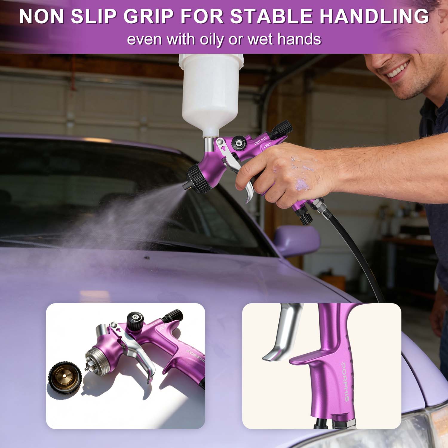 Pistola a spruzzo originale PO - Airbrush Kit With Mini Compressor recensione e prezzo