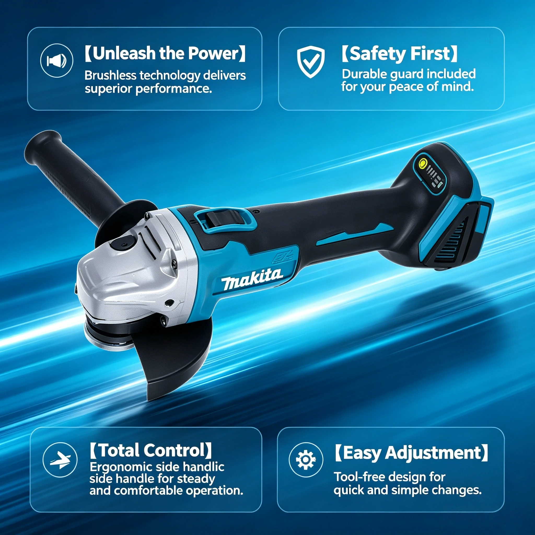 Smerigliatrice Angolare Brushl - Brushless Angle Grinder Battery Powered recensione e prezzo