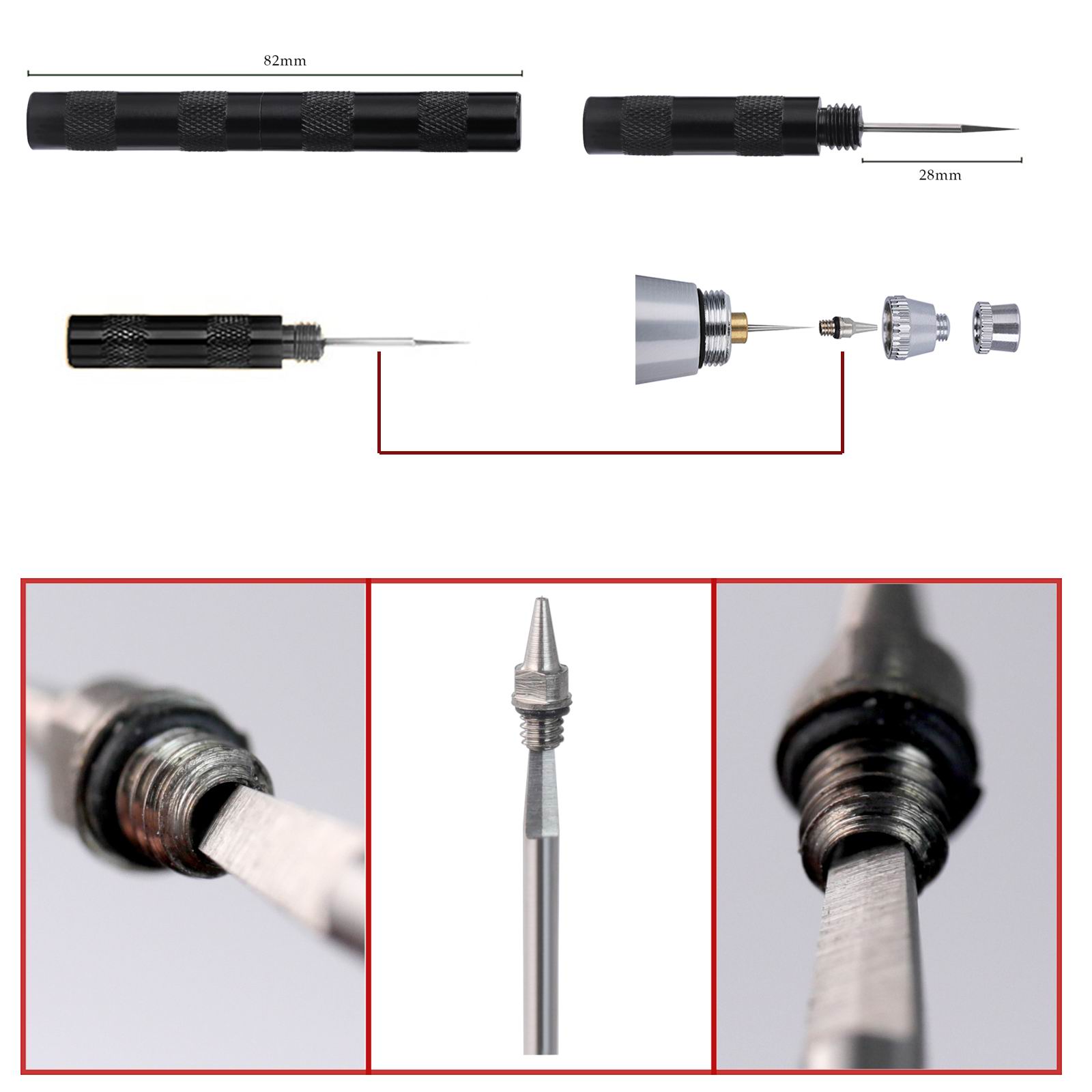 SAGUD Kit di Pulizia per Aerog - Airbrush Kit With Mini Compressor recensione e prezzo