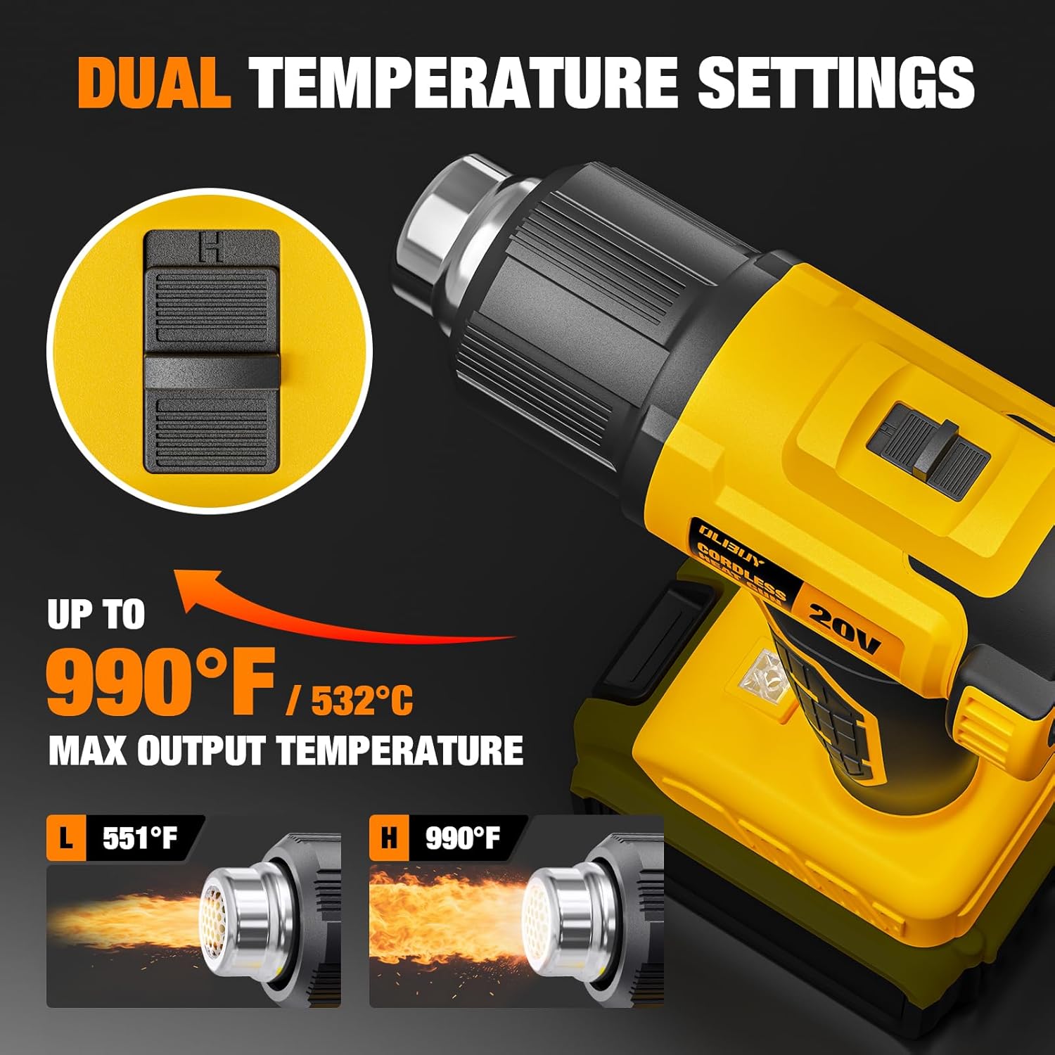 Pistola Termica Senza Fili Com - Cordless Heat Gun For Shrink Tubing recensione e prezzo