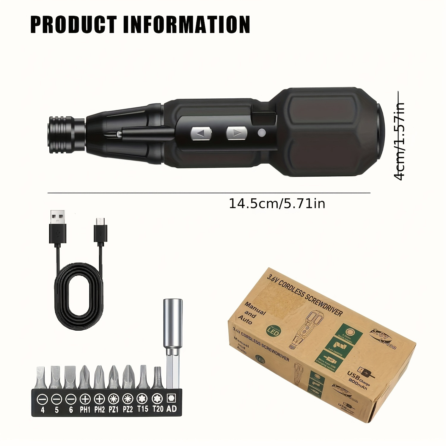 Cacciavite elettrico ricaricab - Electric Screwdriver Rechargeable Usb recensione e prezzo